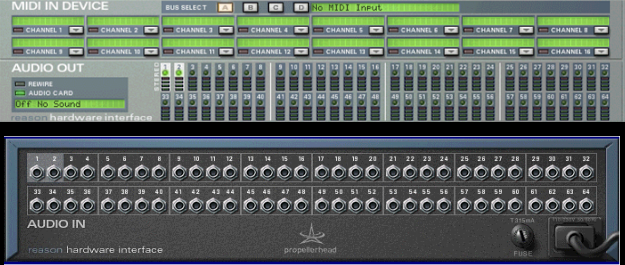 MIDI In Device, Reason - Muzik